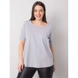 BASIC Feel Good T-shirt-RV-TS-6330.92P-light grey cijene