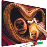  Slika za samostalno slikanje - Lovely Dogs 60x40 | shoptok.hr