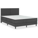 vidaXL Box spring okvir za krevet od tkanine sivi 160 x 200 cm | shoptok.hr