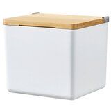 Tesa Zaboj za shranjevanje Baboo (Do x Š x V: 12,2 x 10,2 x 11 cm, ABS-plastika, Bela/Bambus) Cene