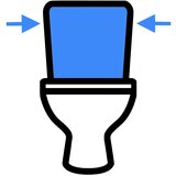 Vitra 9780-003-7210 normus talna wc školjka monoblok z wc desko s počasnim zapiranjem | Shoptok.si