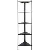Light & Living Crna metalna polica za knjige 58,5x200 cm Display - Cijene