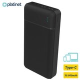 Platinet Power Bank 30.000mAh, Li-Polymer, LED indikator, Type-C, črna | Shoptok.si