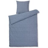JUNA Bela/temno modra posteljnina iz krepa 140x200 cm Bæk&Bølge – JUNA | Shoptok.si