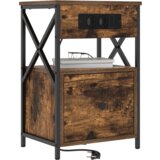 vidaXL Noćni Ormari s ladicama 2 pcs Dimljeni hrast 40 x 31 x 60 cm | shoptok.hr