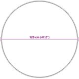  Tepih od umjetne ovčje kože TAFALLA Antracit Ø 120 cm Poliester | shoptok.hr