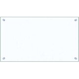  Kuhinjske zaštite od prskanja 2 kom prozirne 70x40 cm staklene | shoptok.hr
