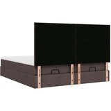 vidaXL okvir kreveta s madracima tamnosmeđi 180x200cm tkanine | shoptok.hr