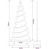  Metalno božićno drvce sa stalkom KUOPIO 210 cm Čelik Zlatno - 210 cm Zlatno | shoptok.hr