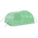  Staklenik s čeličnim okvirom zeleni 16 m² 4 x 4 x 2 m | shoptok.hr
