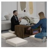 Hanah home set stolića za kafu, smeđa Slike