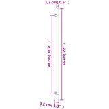  Ručke za ormarić 10 kom brončane 480 mm od nehrđajućeg čelika | shoptok.hr