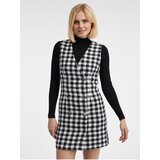 Orsay White & Black Women's Plaid Dress - Women's