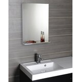 Aqualine Ogledalo BETA 50x70 cm, bela | Eponuda.com