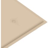 vidaXL Klupa Batavia s bež jastukom 120 cm od masivne tikovine | shoptok.hr