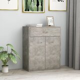 vidaXL Komoda siva boja betona 60 x 30 x 75 cm od konstruiranog drva Cijene