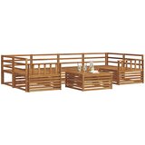  Set vanjskih sofa 7 kom. Prirodna Čvrsto drvo akacije | shoptok.hr