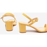 Resti Women's sandals on a post in yellow Usopi - Footwear | shoptok.hr