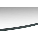  Zidno ogledalo bez okvira s LED svjetlima okruglo stakleno | shoptok.hr