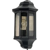 Elstead Lighting Elstead Newbury Zunanja stenska svetilka z 1 lučjo, pol-lamperja, črne barve, IP44, E27, (22099855) | Shoptok.si