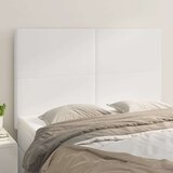 vidaXL Posteljno vzglavje 4 kosa belo 72x5x78/88 cm umetno usnje | Shoptok.si