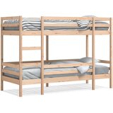 Krevet na kat 90 x 190 cm od masivne borovine | Eponuda.ba