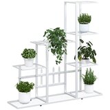  Stalak za cvijeće 94,5 x 25 x 88 cm bijeli metalni | shoptok.hr