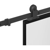  Klizna vrata s priborom 76 x 205 cm od ESG stakla i aluminija | shoptok.hr