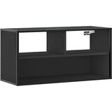 TV ormarić crni 80x31x39,5 cm Konstruirano drvo i metal | shoptok.hr