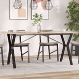 vidaXL Noge za blagovaonski stol Y-oblika 140x60x73cm lijevano željezo | shoptok.hr
