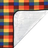  Deka za piknik sklopiva višebojna karirana 200x150cm baršunasta | shoptok.hr