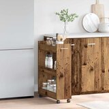  Cabinet s kotačem Staro drvo 60 x 22 x 79 cm | shoptok.hr