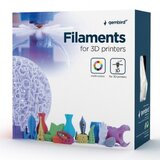 Gembird GEMMA PLA 3D filament rdeč, 1,75 mm, 200 g (3DP-PLA1.75GE-01-R), (5000368456) Cene