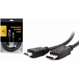 Gembird Allteq CC-DP-HDMI-6 video cable adapter DisplayPort HDMI Type A (Standard) Blue | shoptok.hr