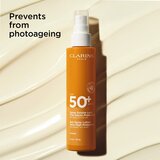 Clarins Sun Care Spray Lotion sprej za sunčanje za tijelo i lice SPF 50+ 150 ml | shoptok.hr