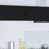 vidaXL zidni kuhinjski ormarić crna 40 x 31 x 40 cm konstruirano drvo | shoptok.hr