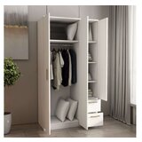 Hanah home merlin - white white wardrobe | ePonuda.com