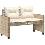  4-dijelni set vrtnih sofa s jastucima bež od poliratana staklo | shoptok.hr
