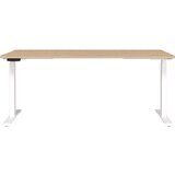 Germania Električna dvižna pisalna miza z nastavljivo višino z mizno ploščo v hrastovem dekorju 80x180 cm Jet – | Shoptok.si