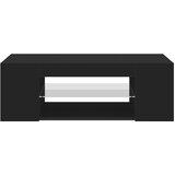TV ormarić s LED svjetlima crni 90 x 39 x 30 cm | Eponuda.com