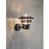 Nordlux Spoljašnje zidno svetlo BLOKHUS 1xE27/60W/230V IP54 crno | Eponuda.com