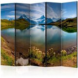  Paravan u 5 dijelova - Lake with mountain reflection Switzerland II [Room Dividers] 225x172 | shoptok.hr