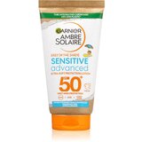 Garnier Ambre Solaire Sensitive Advanced otroška zaščitna krema SPF 50+ 50 ml | Shoptok.si