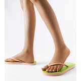 Big Star Green and pink flip-flops | Shoptok.si