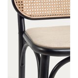 Kave Home Crne barske stolice u setu 2 kom od čvrstog brijesta (visine sjedala 65 cm) Doriane – | shoptok.hr