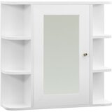  Kupaonski ormarić s ogledalom bijeli 66 x 17 x 63 cm MDF | shoptok.hr
