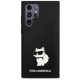 Karl Lagerfeld KLHCS23LSNCHBCK za samsung galaxy S23 ultra 5G črn silikonska zaščita - iml nft choupette body | Shoptok.si