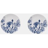 Sinsay Keramički tanjuri s biljnim motivom 2 pack | shoptok.hr