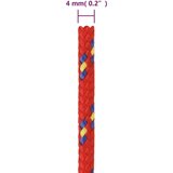  Brodski konop crveni 4 mm 250 m od polipropilena | shoptok.hr