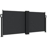  Uvlačiva bočna tenda 100 x 1000 cm crna | shoptok.hr